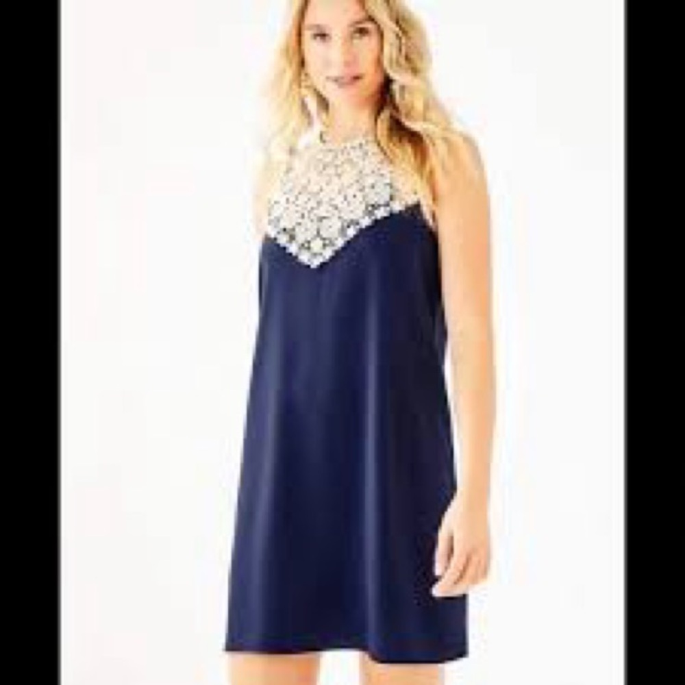Lilly Pulitzer Nala Soft Shift Dress True Navy